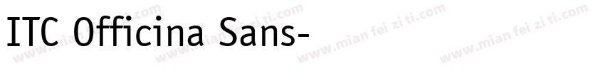 ITC Officina Sans字体转换